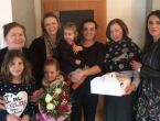 Tomislavgrad: Obitelj Mioč koja je darovala organe prerano preminule kćeri dobila curicu