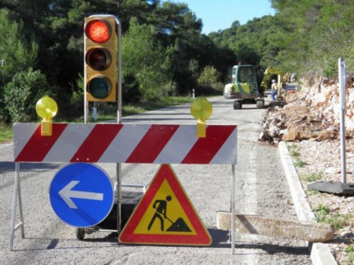 Radovi usporili promet na cestama u Hercegovini