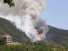 VIDEO: Veliki požar iznad Podbora: Vjetar otežava gašenje nepristupačnog terena