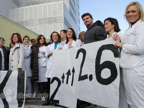 Liječnici u HNŽ: U ponedjeljak kreće generalni štrajk