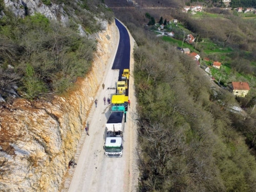 Započelo asfaltiranje regionalne ceste iznad Sopota