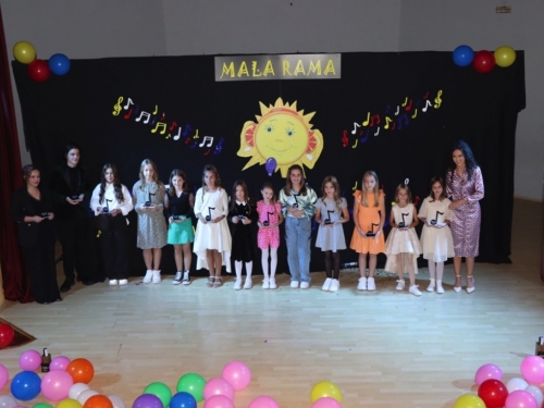 FOTO: Sara Juričević pobjednica dječjeg festivala ''Mala Rama 2023.''
