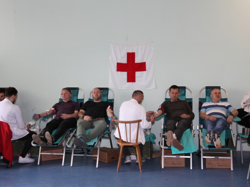 FOTO: Još jedna uspješna akcija darivanja krvi u Prozoru