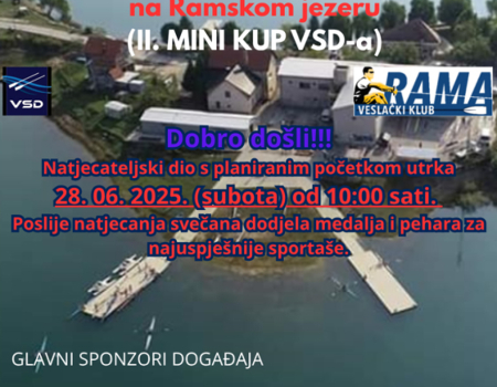 NAJAVA: XIII. Tradicionalna veslačka regata „Lake to lake“ na Ramskom jezeru