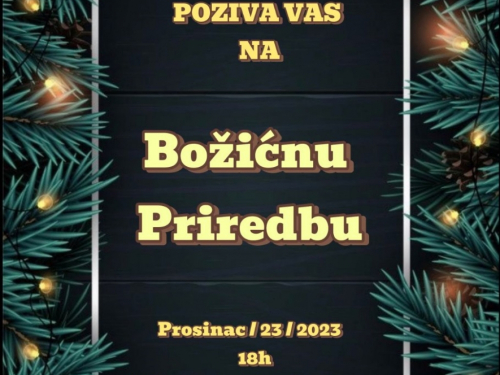 NAJAVA: Božićna priredba FRAMA-e Rumboci