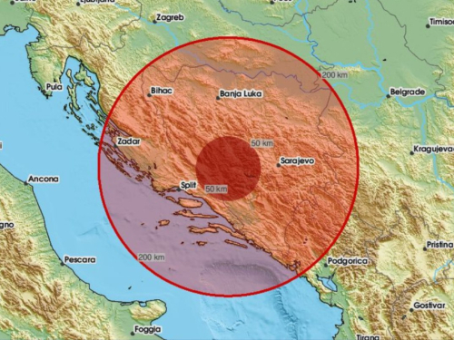 Potres zatresao Hercegovinu