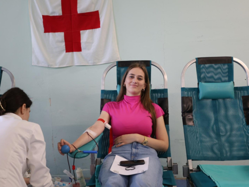 FOTO: Održana akcija dobrovoljnog darivanja krvi u Prozoru