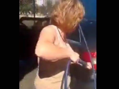 Ova žena ima svjetsko znanje za pranje auta!