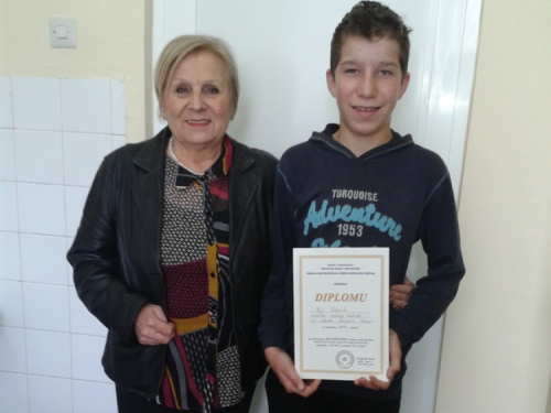 Ilija Burić osvojio 3. mjesto na županijskom natjecanju iz matematike