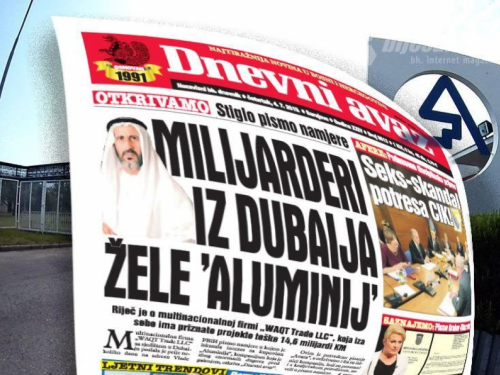 Milijarderi iz Dubaija dolaze po Aluminij?