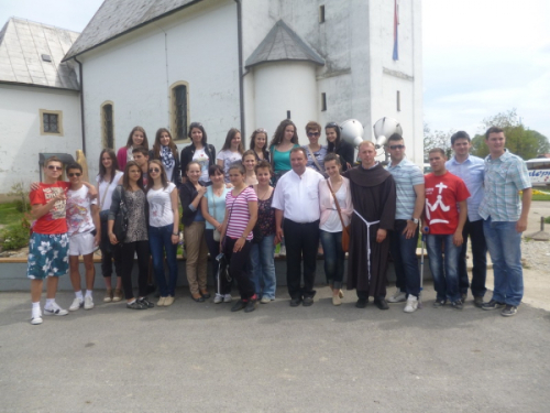 Foto: Mladi iz Rame na susretu katoličke mladeži u Sisku