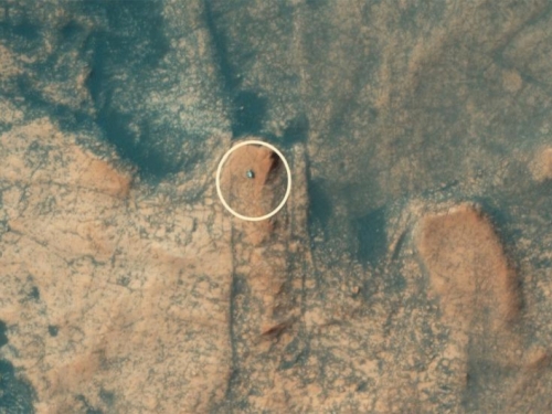 Rover Curiosity snimljen iz Marsove orbite