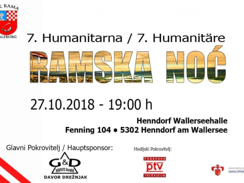 NAJAVA: 7. humanitarna 'Ramska noć'