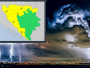 Žuti meteoalarm za četvrtak upaljen u BiH