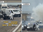 Filmski napad u Italiji: Pljačkaši digli u zrak vozila za prijevoz novca