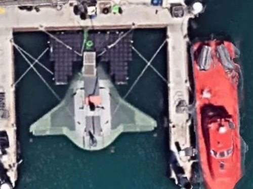 Podvodni dron koji je američka mornarica držala u tajnosti snimljen na Google Earthu