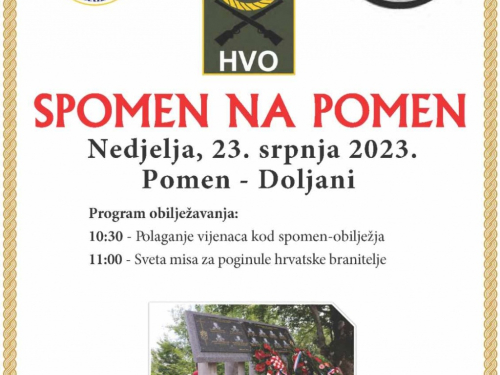 NAJAVA: Spomen na Pomen