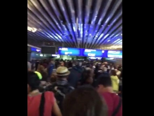 Evakuacija u zračnoj luci u Frankfurtu