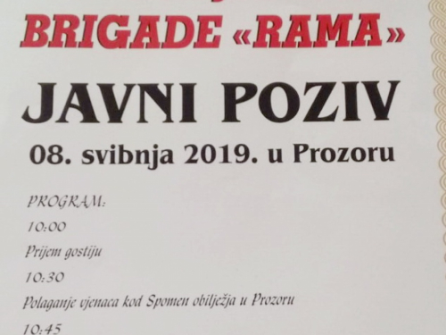 NAJAVA: 27. obljetnica brigade 'Rama'