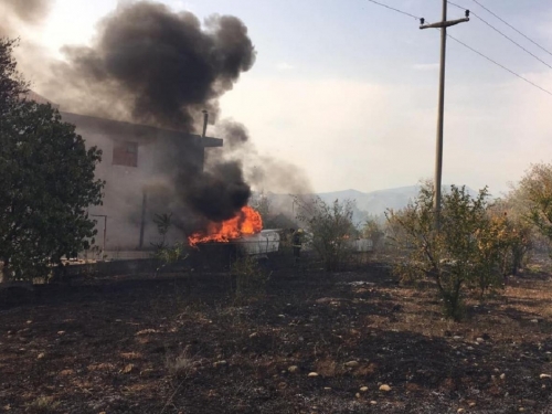 Požar ugrozio kuće i imovinu stanovnika na Ortiješu