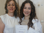 Ivona Juričević učenica generacije u OŠ Marka Marulića Prozor