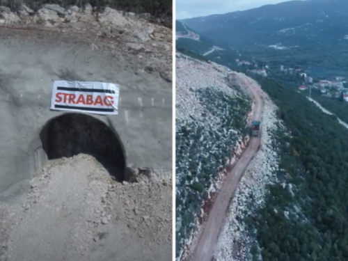 Hrvatske ceste: 'Uspješno smo probili tunel na Pelješcu dug 2,5 kilometra, 74 dana prije roka'