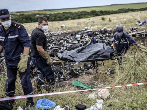 Malezijski zrakoplov udarili su brojni objekti i raspao se nad Ukrajinom