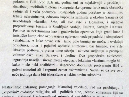 Procurile informacije o vehabijama u BiH; SIPA pere ruke