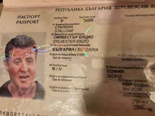 Uhićeni krivotvoritelji: I Silvester Stallone na fotografiji putovnice