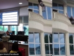 Vlasnik NSofta bacio se s balkona na drugom katu zgrade