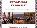 Folklorno društvo ''Ramska tradicija'' obilježava četiri godine rada svečanim nastupom