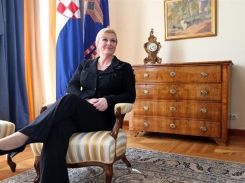 Grabar-Kitarović nahvalila odnos Hrvatske i Rusije