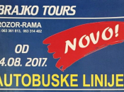 Brajko Tours Prozor Rama uvodi nove linije