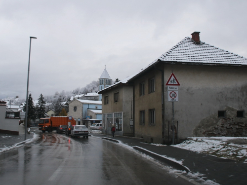 FOTO: Snijeg i susnježica u Rami