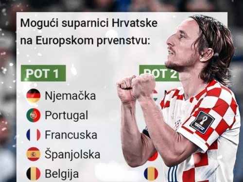 Evo protiv koga Hrvatska može igrati u skupini na Euru