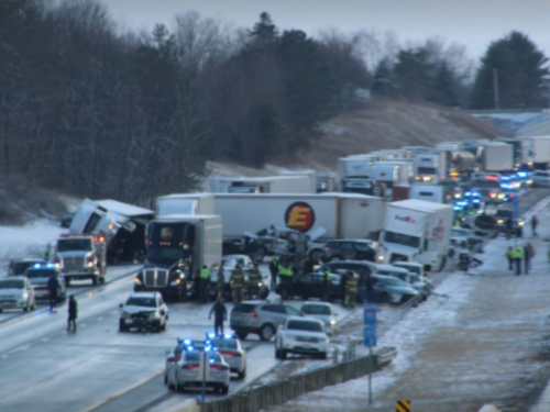 Snježna oluja u SAD-u: U lančanom sudaru sudjelovalo više od 80 vozila