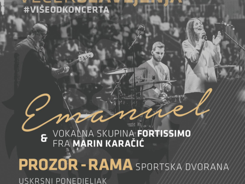 Na Uskrsni ponedjeljak očekuje nas koncert duhovne glazbe u Prozoru