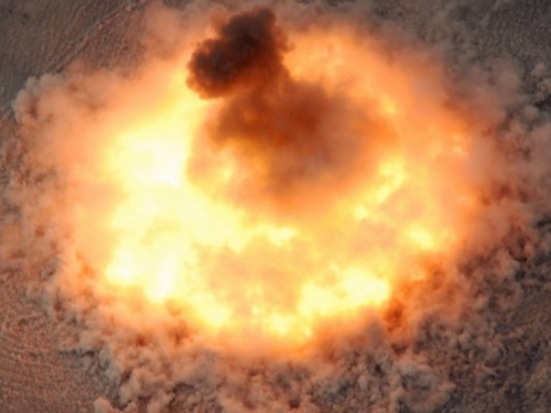 VIDEO: Iza "majke svih bombi" ostao samo prah i pepeo