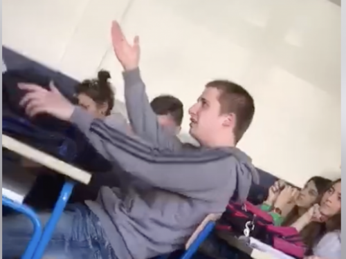 VIDEO: Profesoru smetala hrvatska kuna, učenik mu održao bukvicu!