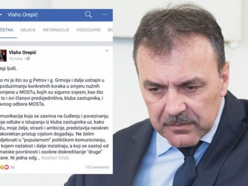 Orepić na Facebooku žestoko napao Grmoju i Petrova