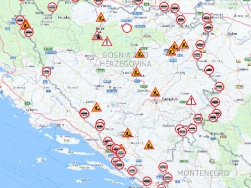 Snijeg otežava promet preko planinskih prijevoja