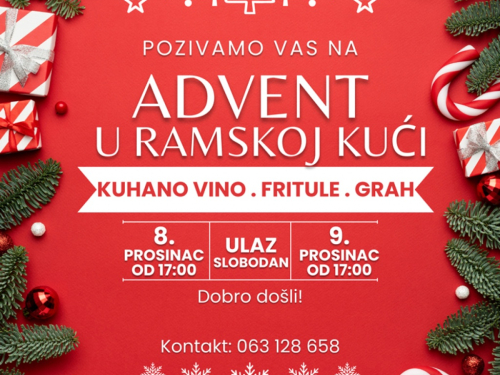 Dođite na 'Advent u Ramskoj kući'