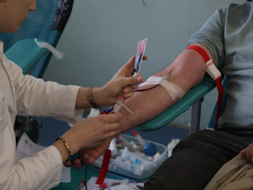 FOTO: Održana akcija dobrovoljnog darivanja krvi u Prozoru