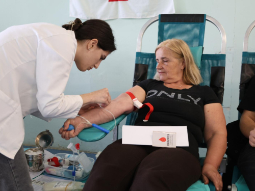 FOTO: Održana akcija dobrovoljnog darivanja krvi u Prozoru