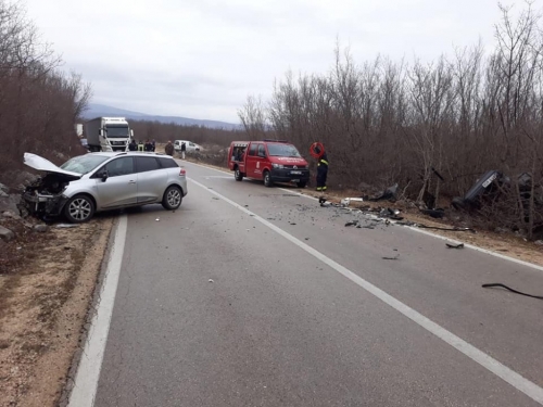 Stravična prometna nesreća u Grudama