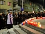 FOTO: U Prozoru zapaljene svijeće u znak potpore hrvatskim generalima