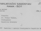 ARHIV: Čestitka fra Mije Džolana dr. Franji Tuđmanu 1991.