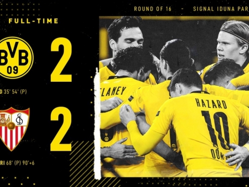 Borussia Dortmund prvi četvrtfinalist, Sevilla nije uspjela