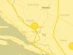 Žuti meteoalarm upaljen za Hercegovinu