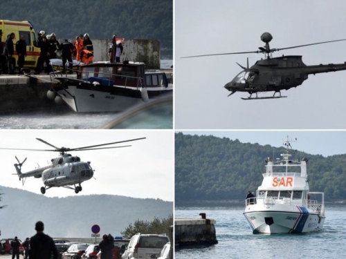 Nesreća blizu Šibenika: Vojni helikopter se srušio u more, pronađeno tijelo jedne osobe?